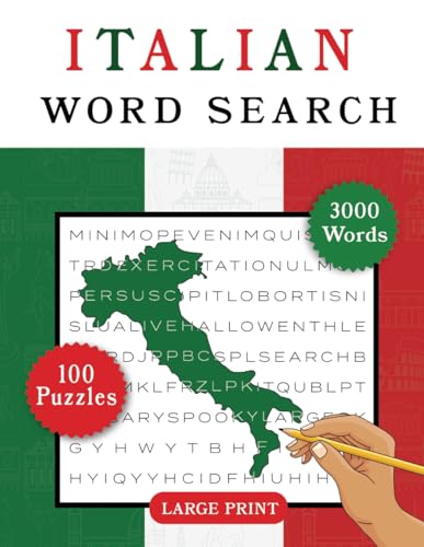 Italian Word Search: 100 Challenging Vocabulary Puzzles for Adults Italian Word Search: 100 Challenging Vocabulary Puzzles for Adults von Independently published