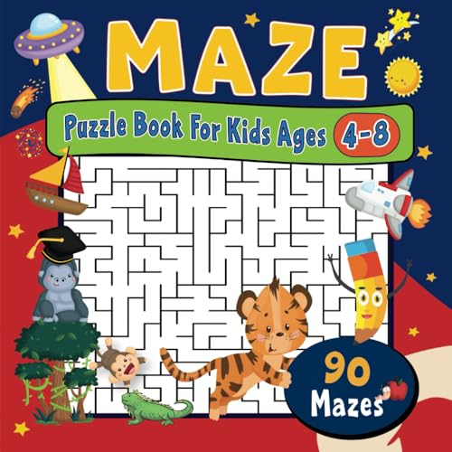 Maze Puzzle Book For Kids Ages 4-8 Maze Puzzle Book For Kids Ages 4-8 von Independently published