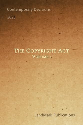 The Copyright Act: Volume 1 von Independently published