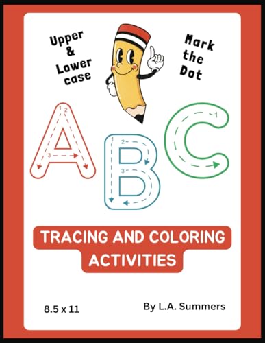 ABC Tracing and Coloring Activities von Independently published