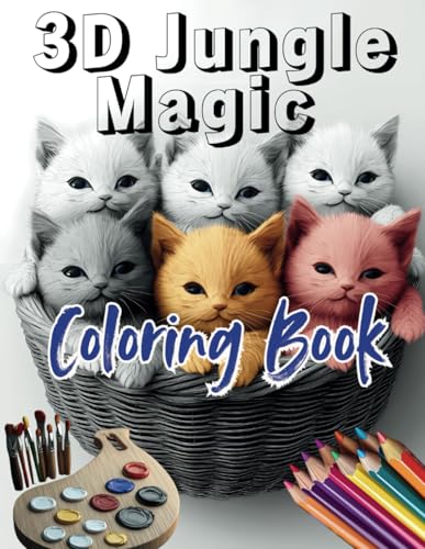 3D Jungle Magic Coloring Book: An Exotic Journey Through the Jungle – Relax and Create with 3D Art! 3D Jungle Magic Coloring Book: An Exotic Journey Through the Jungle – Relax and Create with 3D Art! von Independently published