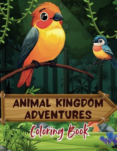Animal Kingdom Adventures Coloring Book: 45+ Exciting Animal Scenes for Kids Ages 4-9 Animal Kingdom Adventures Coloring Book: 45+ Exciting Animal Scenes for Kids Ages 4-9 von Independently published