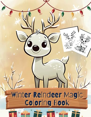 Winter Reindeer Magic Coloring Book: Celebrate Christmas with Creative Fun (Ages 10-18) von Independently published