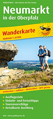 Neumarkt in der Oberpfalz: Wanderkarte mit Ausflugszielen, Einkehr- & Freizeittipps, wetterfest, reißfest, abwischbar, GPS-genau. 1:25000 (Wanderkarte: WK) von Freytag-Berndt und ARTARIA