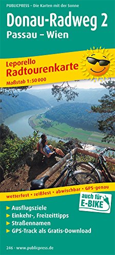 Donau-Radweg 2, Passau - Wien: Leporello Radtourenkarte mit Ausflugszielen, Einkehr- & Freizeittipps, wetterfest, reissfest, abwischbar, GPS-genau. 1:50000 (Leporello Radtourenkarte: LEP-RK) Donau-Radweg 2, Passau - Wien: Leporello Radtourenkarte mit Ausflugszielen, Einkehr- & Freizeittipps, wetterfest, reissfest, abwischbar, GPS-genau. 1:50000 (Leporello Radtourenkarte: LEP-RK)