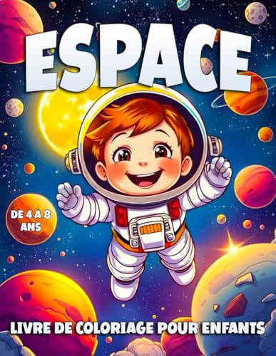 Espace Livre De Coloriage Pour Enfants De 4 Ã 8 Ans: Pages à Colorier avec Des Illustrations Amusantes L'espace pour Les Enfants et Les Petits Astronautes. Espace Livre De Coloriage Pour Enfants De 4 Ã 8 Ans: Pages à Colorier avec Des Illustrations Amusantes L'espace pour Les Enfants et Les Petits Astronautes. von Independently published