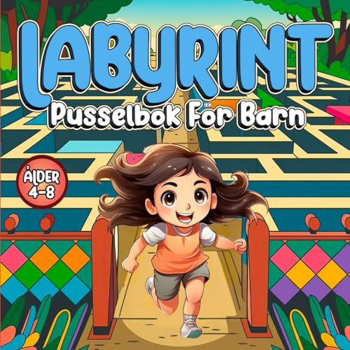 Labyrint Pusselbok För Barn: Rolig Labyrint Aktivitetsbok för Barn i Åldrarna 4 till 8 (Labyrint Arbetsbok). von Independently published