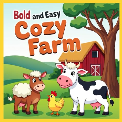Cozy Farm Bold and Easy Coloring Book: Simple to Color Large Print Illustrations with Cute Designs and Thick Lines for Adults, Seniors and Kids Cozy Farm Bold and Easy Coloring Book: Simple to Color Large Print Illustrations with Cute Designs and Thick Lines for Adults, Seniors and Kids von Independently published