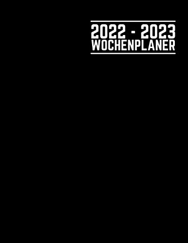 2022 - 2023 Wochenplaner: 2 Jahre Wochenplaner (1. Januar 2022 bis 31. Dezember 2023) | Eine Seite pro Woche | A4 Größe