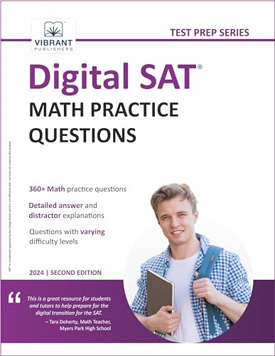 Digital SAT Math Practice Questions (Test Prep Series) von Vibrant Publishers
