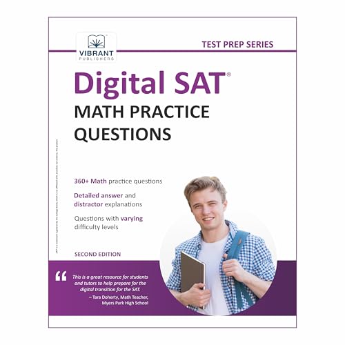 Digital SAT Math Practice Questions (Test Prep Series) von Vibrant Publishers