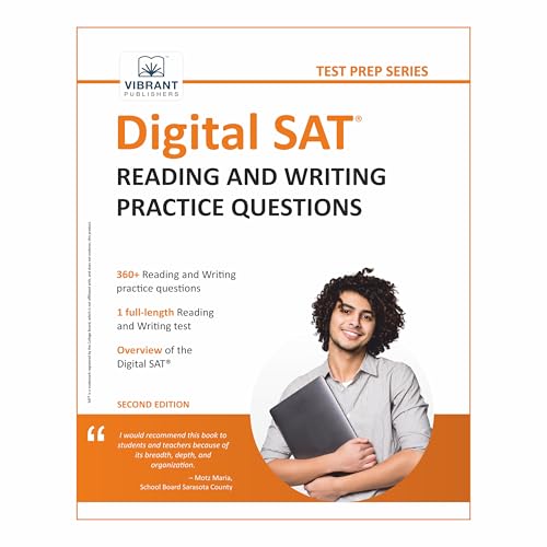 Digital SAT Reading and Writing Practice Questions (Test Prep Series) von Vibrant Publishers