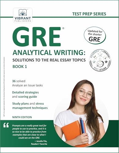 GRE Analytical Writing: Solutions to the Real Essay Topics - Book 1