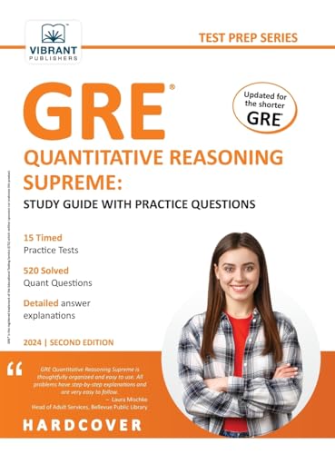GRE Quantitative Reasoning Supreme: Study Guide with Practice Questions von Vibrant Publishers