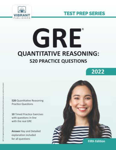 GRE Quantitative Reasoning: 520 Practice Questions (Test Prep) von Vibrant Publishers