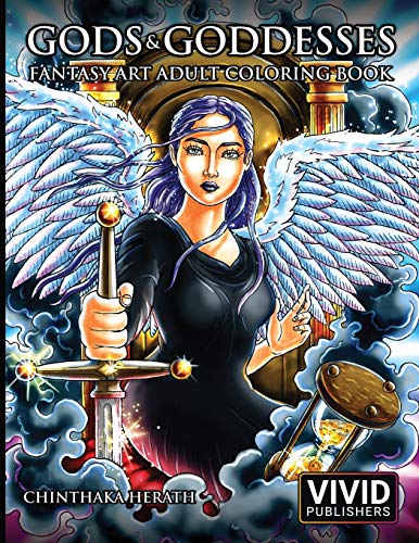 Gods & Goddesses - Fantasy Art Adult Coloring Book von Independently Published