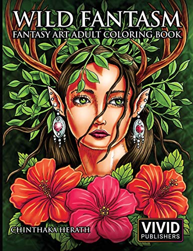 Wild Fantasm - Fantasy Art Adult Coloring Book von Independently Published