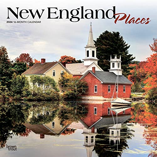 New England Places | 2024 12 x 24 Inch Monthly Square Wall Calendar | BrownTrout | USA United States of America East Coast Scenic Nature New England Places | 2024 12 x 24 Inch Monthly Square Wall Calendar | BrownTrout | USA United States of America East Coast Scenic Nature