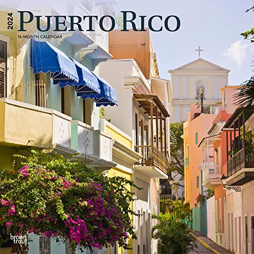 Puerto Rico | 2024 12 x 24 Inch Monthly Square Wall Calendar | BrownTrout | Travel Scenic Caribbean Puerto Rico | 2024 12 x 24 Inch Monthly Square Wall Calendar | BrownTrout | Travel Scenic Caribbean