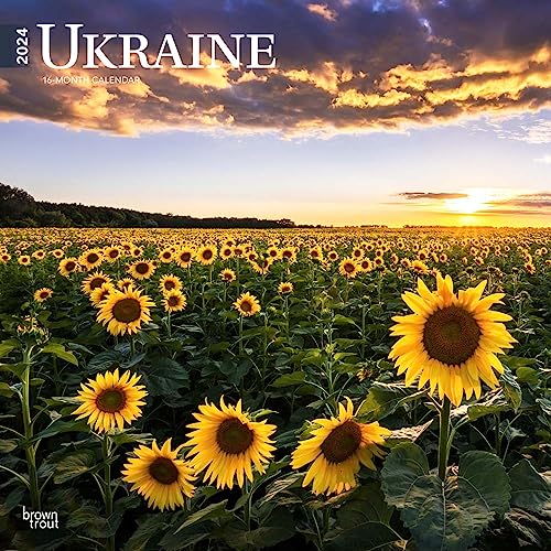 Ukraine | 2024 12 x 24 Inch Monthly Square Wall Calendar | BrownTrout | Travel Europe Kyiv