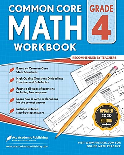 4th Grade Math Workbook: Common Core Math Workbook von Ace Academic Publishing