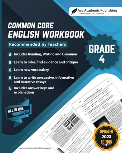Common Core English Workbook: Grade 4 English von Ace Academic Publishing