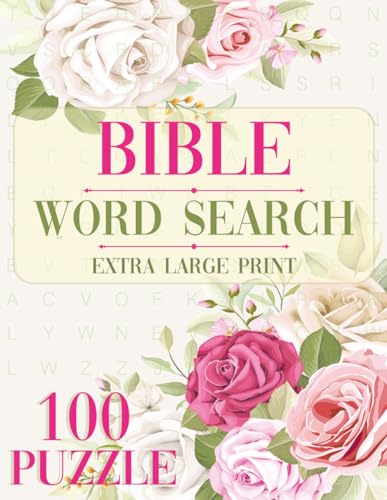 Extra Large Print Bible Word Search Book For Adults And Seniors: 100 Brain Games Word Search Puzzles For Seniors Biblical Themes | Stress Relieving Words Of Jesus To Enjoy Edition 4 von Independently published
