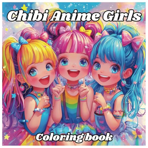 Chibi Anime Girls: Fun Coloring Books For Boys and Girls: A Cute and Fun Coloring Adventure for Boys, Girls, and Anime Lovers. von Independently published