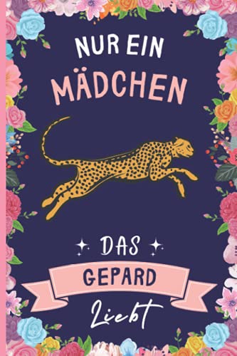 Nur Ein Mädchen Das Gepard Liebt: Gepard Geschenke lustig Gepard liebhaber Notizbuch | 110 Seiten | 6 x 9 Zoll | Notizbuchgeschenk für Gepard liebhaber von Independently published