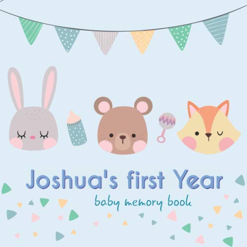 Joshua's first year - Baby Memory Book: Baby Memory Book