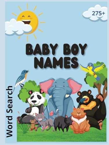 Large Print Word Search: It's a Boy Baby Boy Names Book (Baby Names and Newborns, Band 1) von Independently published
