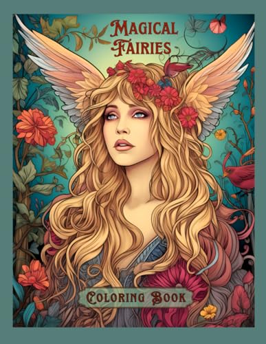 Magical Fairies: Coloring Book For Adults