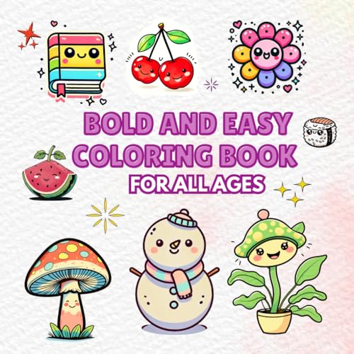 Bold and Easy Coloring Book: Simple Designs for All Ages Bold and Easy Coloring Book: Simple Designs for All Ages von Independently published