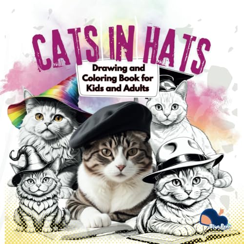 Cat Drawing and Coloring Book: Fun & Creative Cats in Hats for All Ages Cat Drawing and Coloring Book: Fun & Creative Cats in Hats for All Ages von Independently published