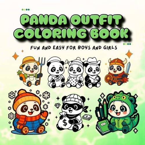 Easy and Fun Panda Coloring Book for Kids: Adorable Dress-Up Panda Adventures for Boys & Girls — Simple and Fun Designs to Color! Easy and Fun Panda Coloring Book for Kids: Adorable Dress-Up Panda Adventures for Boys & Girls — Simple and Fun Designs to Color! von Independently published