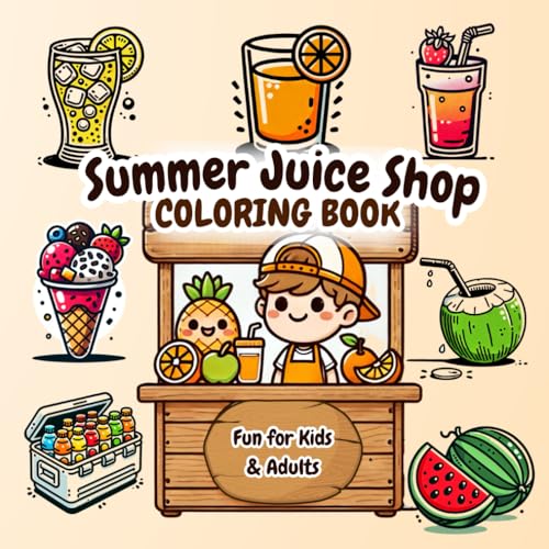 Summer Colouring Book for All Ages: 70 Fun and Easy Colouring Pages with Simple and Cute Designs von Independently published