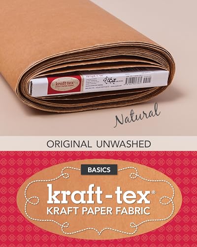 kraft-tex (TM) Basics Bolt, Natural: Kraft Paper Fabric