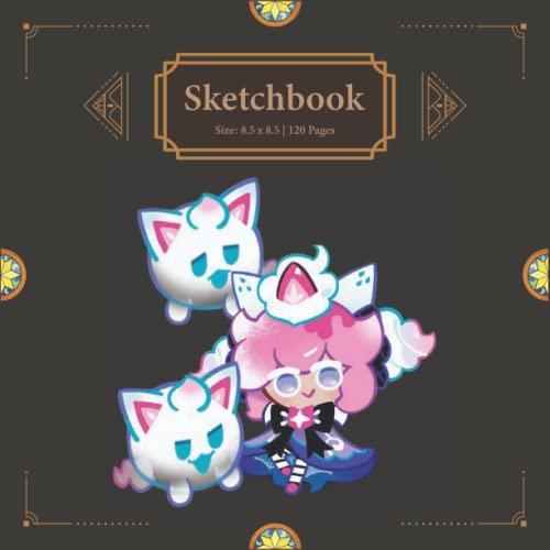 Strawberry Crepe Cookie - Sketchbook: All cookies in cookie run kingdom | Strawberry Crepe CRK - Best Cookies in Cookie Run Kingdom Large | 8.5 x 8.5 ... | Sketch Book for drawing and sketching von Independently published