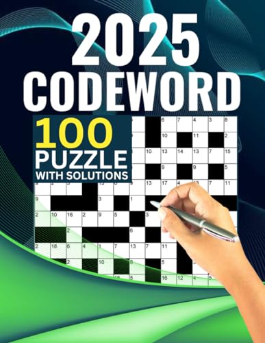2025 Codeword Puzzle Book For Adults: 100 Large Print Code Breaker, For Adults Seniors & Teens, With Solutions, Keep Your Mind Sharp