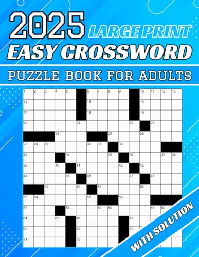 2025 Medium Crossword Puzzle Books For Adults - 100 Puzzles - Vol 3: medium to hard crossword puzzles available for adults and seniors , Fun and ... Word To Keep Your Mind Sharp and Healthy