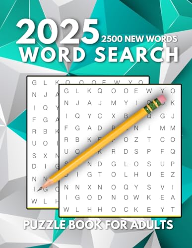 2025 Word Search Puzzle Books For Adults & Seniors Large Print: Diverse-Themed, Vision-Friendly Word Finds with Full Solutions, Big Font Anti-Eye ... Anxiety Relief and Keeping Your Mind Sharp.