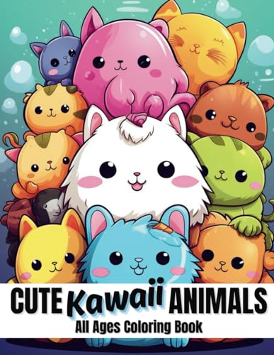 Cute Kawaii Animals Coloring Book for Adults, Teens & Seniors: Color cute and cuddly little mice, pandas, bunnies and more | All Ages | Hours of ... | Stress & Anxiety Release | Art therapy Cute Kawaii Animals Coloring Book for Adults, Teens & Seniors: Color cute and cuddly little mice, pandas, bunnies and more | All Ages | Hours of ... | Stress & Anxiety Release | Art therapy