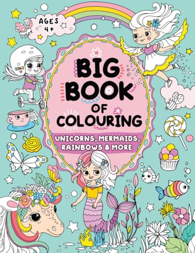 Big Book of Colouring for Girls: Children Ages 4+ (Big Books of Colouring (Ages 4+)) von ZONULAR