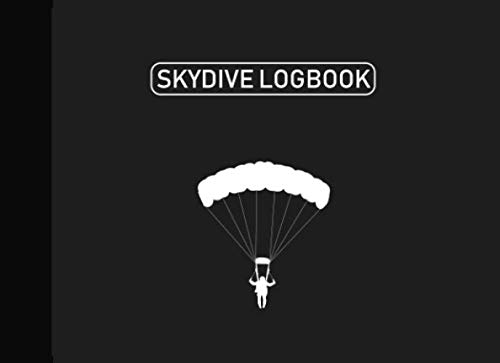 Skydive Logbook: Skydiving Log, Skydiving Record Journal, Logbook for 230 Jumps, 116 Pages Grey Cover (8.25"x6")