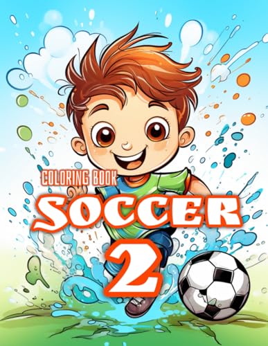 Soccer 2 - Activity Book for Kids: Coloring Book (Soccer - Activity Books, Band 2) von Independently published
