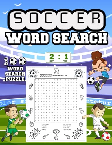 Soccer Word Search: Fun for Fans of All Ages (Soccer - Activity Books, Band 5) von Independently published