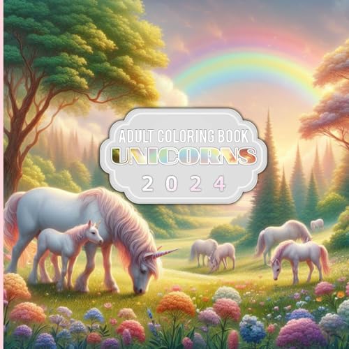 Unicorns: a Coloring Book for Adults: Escape into a world of magic and tranquility with 45 beautifully detailed unicorn illustrations (Unicorns - Coloring Books For Women, Girls and Kids, Band 4) von Independently published