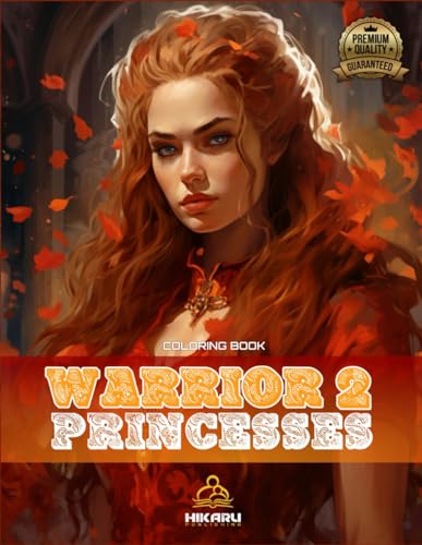 Warrior Princesses 2: Adult Coloring Book for Women (Adult Coloring Books For Women, Band 9) von Independently published