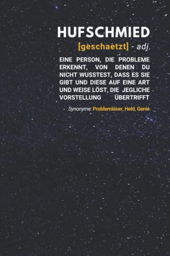 Hufschmied geschätzt: Notizbuch inkl. To Do Liste | Das perfekte Geschenk für Männer, die Hufeisen schmieden | Geschenkidee | Geschenke von Independently published