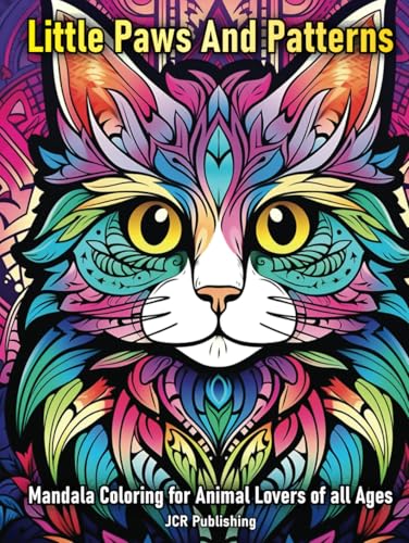 Little Paws and Patterns: Mandala Coloring for Animal Lovers of All Ages (Coloring Combos) von JCR Publishing